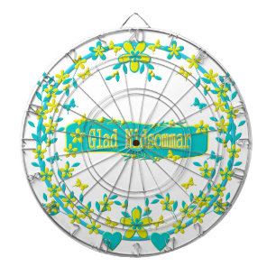 Midsummer symbol sweden dartboard