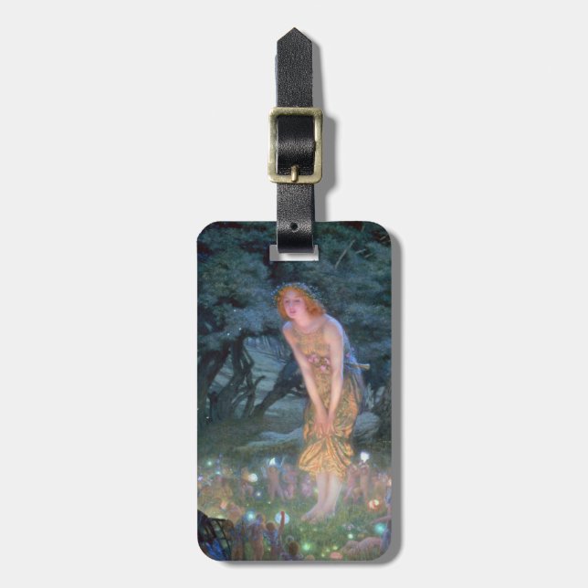 "Midsummer's Eve" Fairies Luggage Tag (Front Vertical)