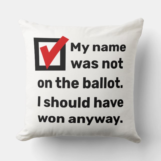 Midterm Election Humour 2022 Cushion (Front)