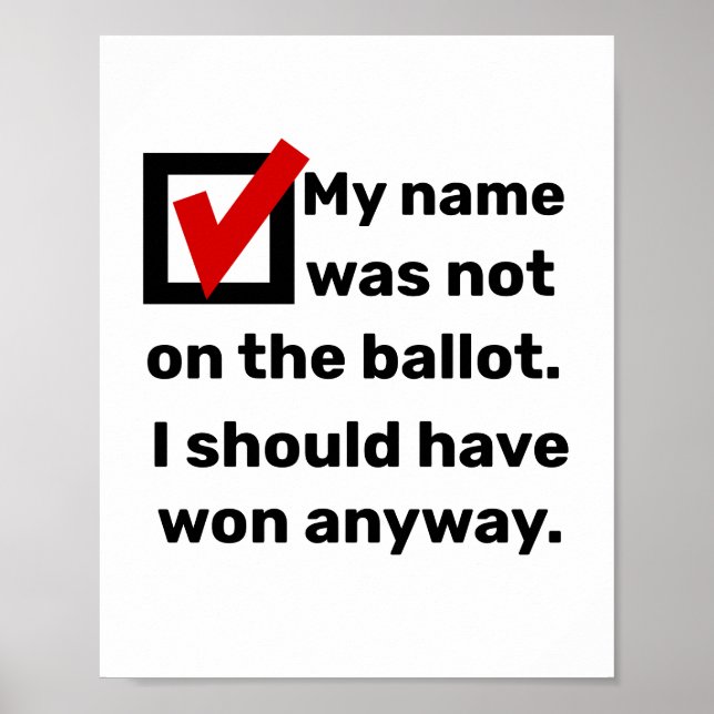 Midterm Election Humour 2022 Poster (Front)