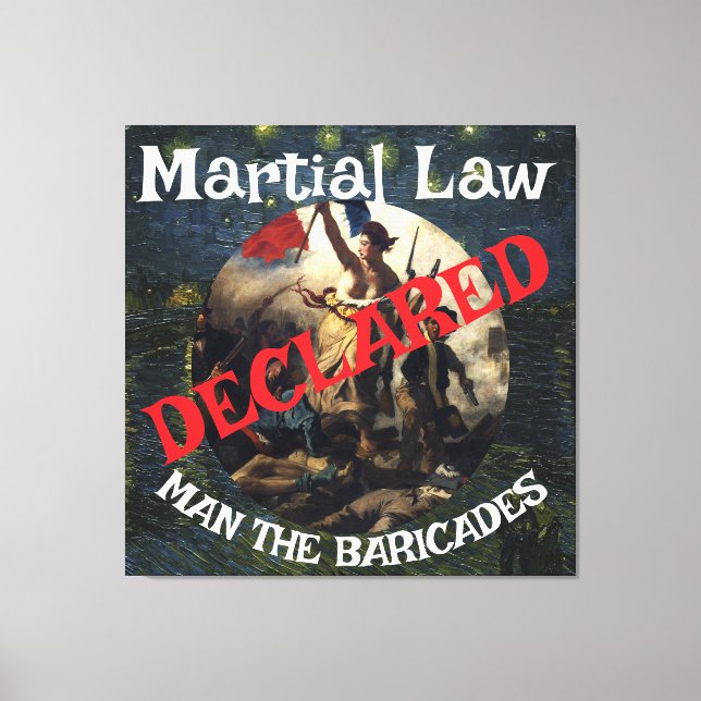 Midterm Elections Cancelled 2026 Trump Orders Canvas Print (Front)