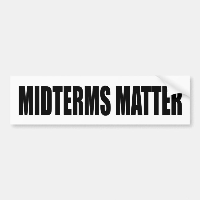 MIDTERMS MATTER BUMPER STICKER (Front)
