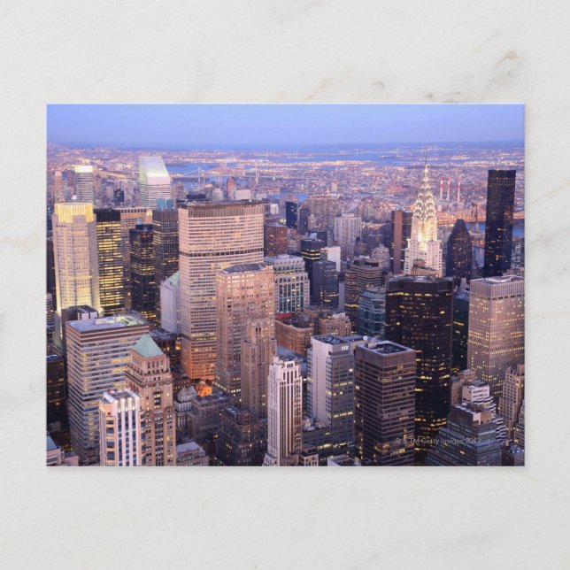 Midtown and Upper East Side Postcard (Front)