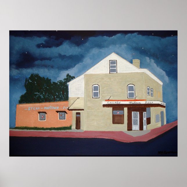 Midtown Restaurant Poster (Front)