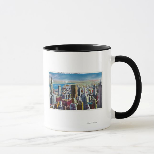 Midtown Skyline View towards East River Mug (Right)