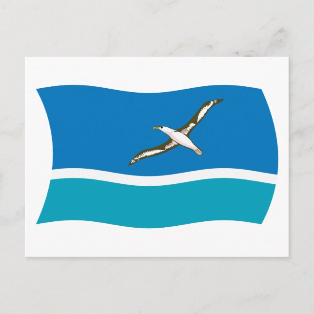 Midway Island Flag Postcard (Front)
