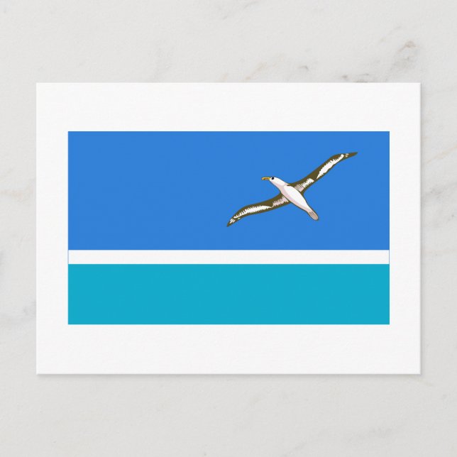 Midway Islands Flag Postcard (Front)