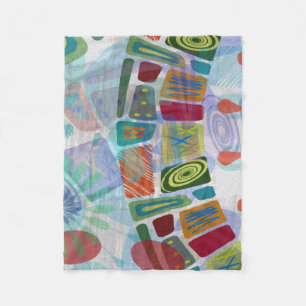 Midway Panels III Fleece Blanket