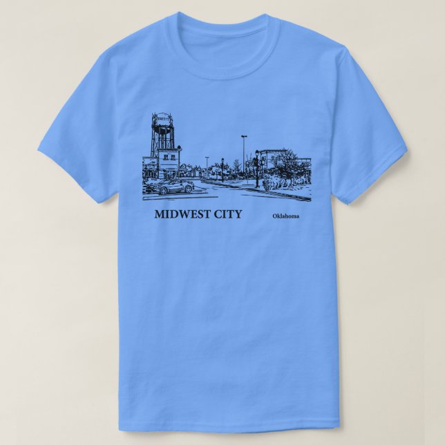Midwest City Oklahoma  3 T-Shirt (Design Front)