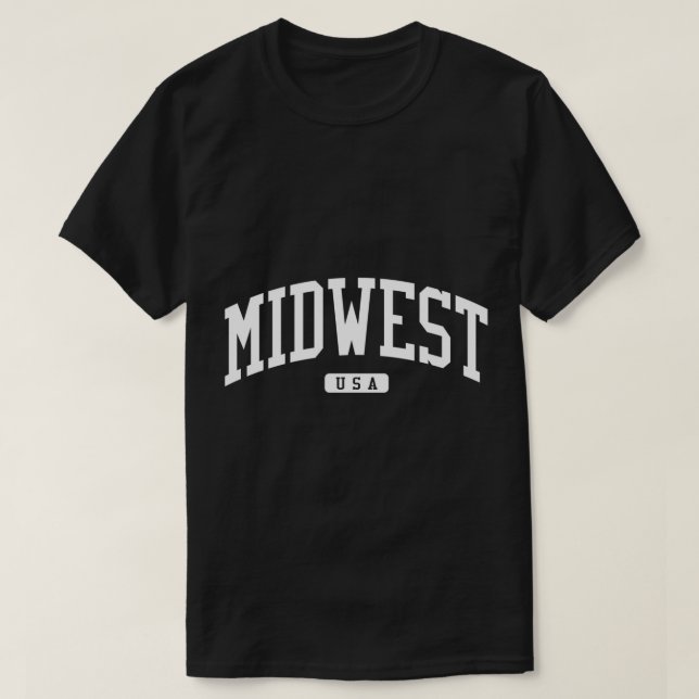 Midwest College University Style Sweatshirt T-Shirt (Design Front)