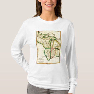 Midwest in the United StatesPanoramic Map T-Shirt