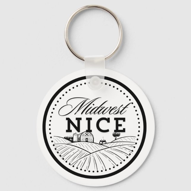 Midwest Nice keychain (Front)