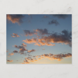 Midwest sunset postcard