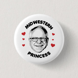 Midwestern Princess 3 Cm Round Badge
