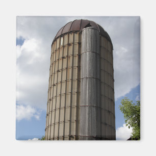 Midwestern Silo Magnet