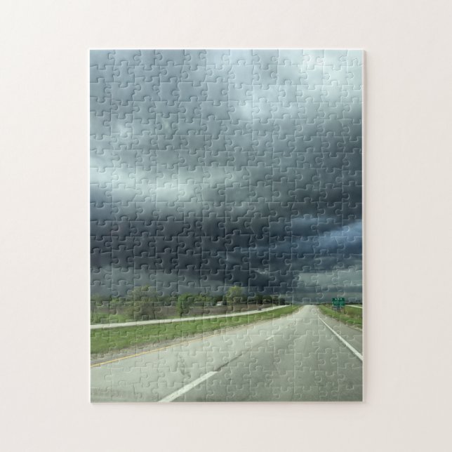 Midwestern Storm Jigsaw Puzzle (Vertical)