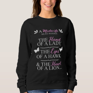 Midwife Birth Doula Midwifery Student Bring Out Th Sweatshirt