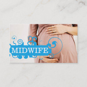 Midwife Caregiving Nurse Nursing Health Care Business Card