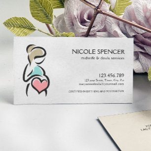 Midwife Doula Birth Coach Lactation Consultant Business Card