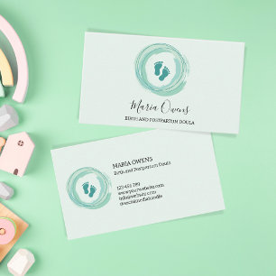 Midwife Lactation Consultant Baby Sitting Business Card