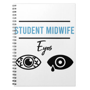 Midwife Student Costume Midwifery Funny Gift Notebook