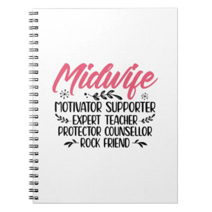 Midwives Gift Ideas   Midwife Obstetrician Doula Notebook