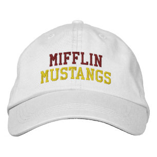 MIFFLIN MUSTANGS EMBROIDERED BASEBALL CAP