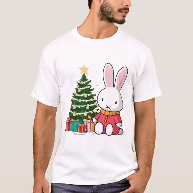 Miffy on Christmas Morning T-Shirt (Front)