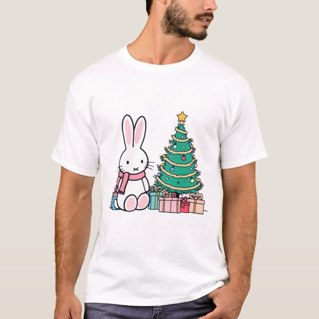 Miffy on Christmas Morning T-Shirt (Front)