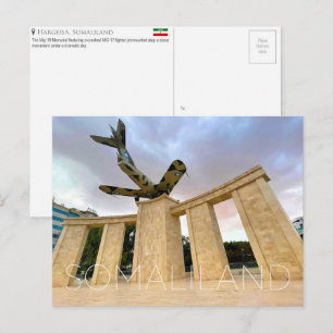 MiG-17 Memorial, Hargeisa, Somaliland Travel Postcard