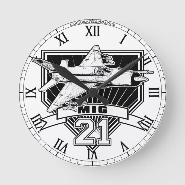 Mig 21 round clock (Front)