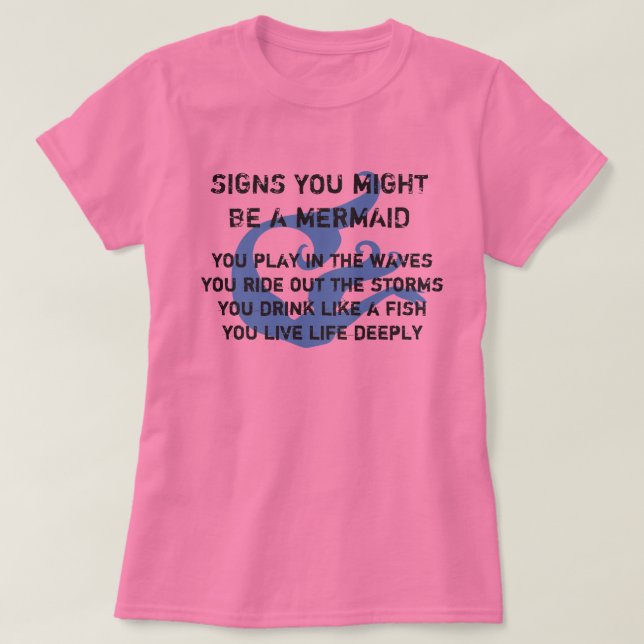 Might Be A Mermaid Tee (Design Front)