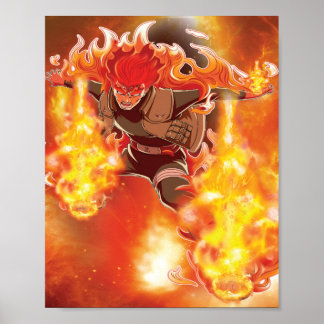 Might Guy 8th Gate Poster