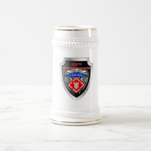 Mighty 20th Engineer Brigade-Airborne Beer Stein