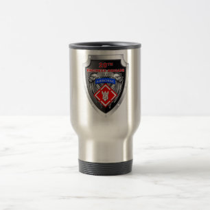Mighty 20th Engineer Brigade-Airborne Crest Travel Mug