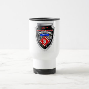 Mighty 20th Engineer Brigade-Airborne Crest Travel Mug