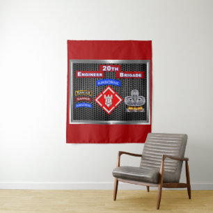 Mighty 20th Engineer Brigade-Airborne Tapestry