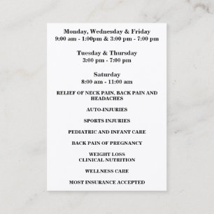 Mighty, 3.5" x 2.5" Business Card