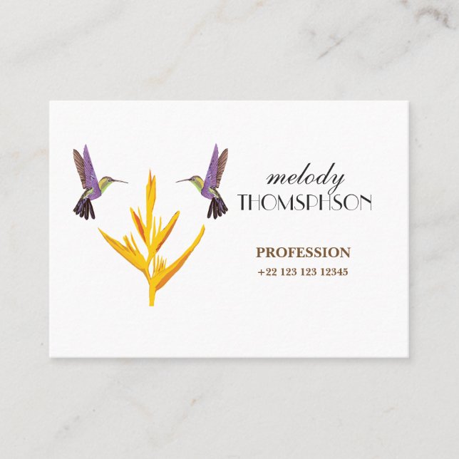 Mighty, 8.9 cm x 6.4 cm, Standard Matte Business Card (Front)