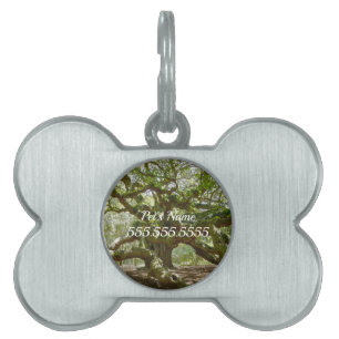 Mighty Angel Oak Pet ID Tag