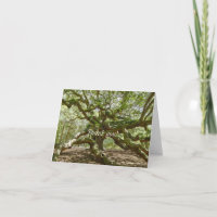Mighty Angel Oak Thank You Card