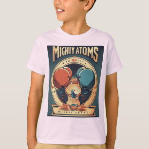 Mighty Atoms – Abstract Logo for a Modern Women's T-Shirt