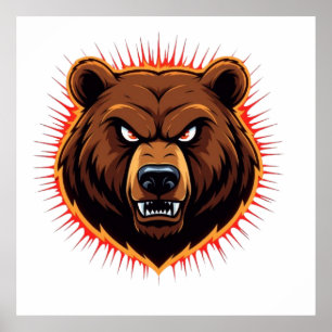 Mighty Bear – Raw Strength of Nature Poster
