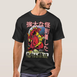 Mighty Kaiju Monster Men Black T-Shirt