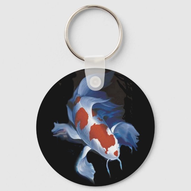 Mighty Koi Key Ring (Front)