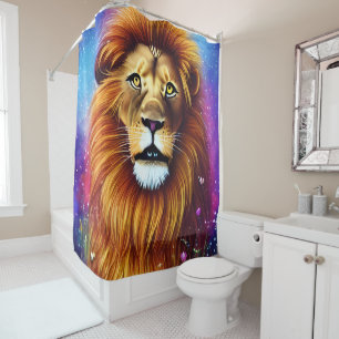 Mighty Lion Shower Curtain