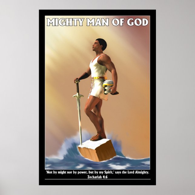 Mighty Man of God Poster (Front)