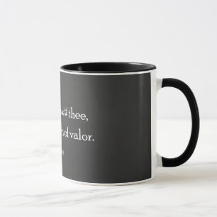 Mighty Man of Valour Bible Verse Mug
