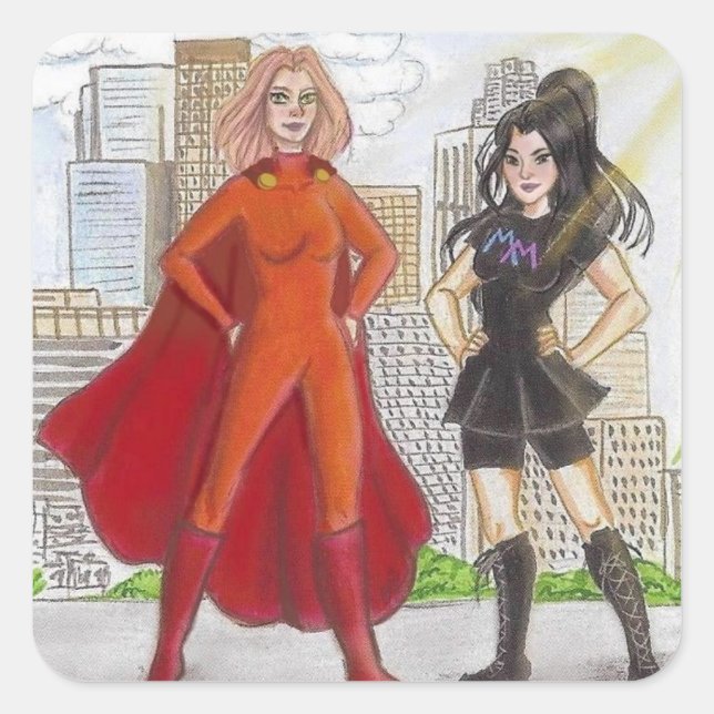 Mighty Meaghan and Brave Breanne sticker (Front)