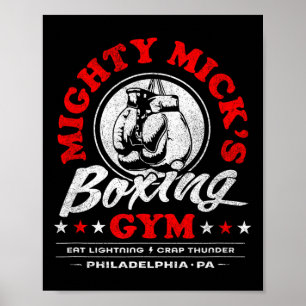 Mighty Mick's Boxing Gym Clic 70s Philadelphia  Poster
